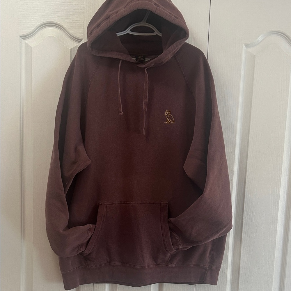 OVO Men's Maroon Octobers Very Own Hoodie XXXL